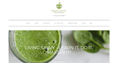 Desktop Screenshot of livingsavvy.com